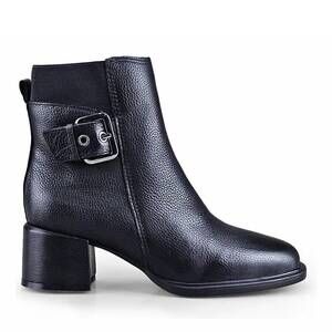 NEW BOTTERO women's couro burnish preto short boot in black